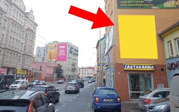 Křenová, směr z centra