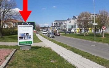 Horní Lán - OC Haná, nákupní zóna