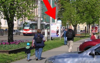 tř. Svobody / Okresní soud, DC,  zast. TRAM