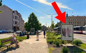 tř. Svobody / Okresní soud, ZC,  zastávka TRAM