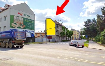 Husova, příjezd od Tovačova, Olomouce