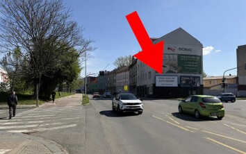 Kojetínská, příjezd od Tovačova, Chropyně