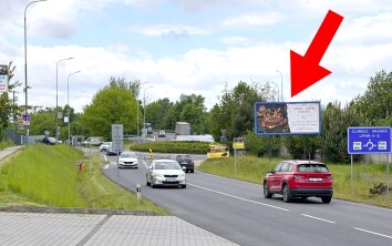 ul. ČSA, výjezd z města, MAKRO, PENNY
