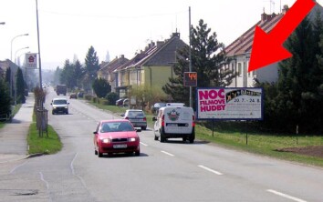 Olomoucká, příjezd od Olomouce